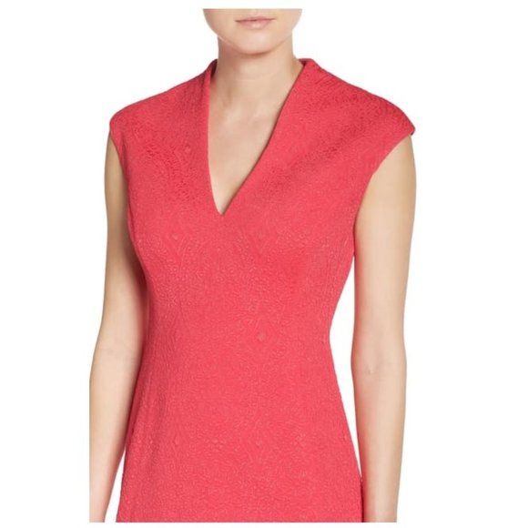 VINCE CAMUTO Jacquard Fit & Flare Dress - Picture 4 of 10